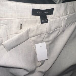 Ann Taylor Cream Pencil Like Skirt NWT